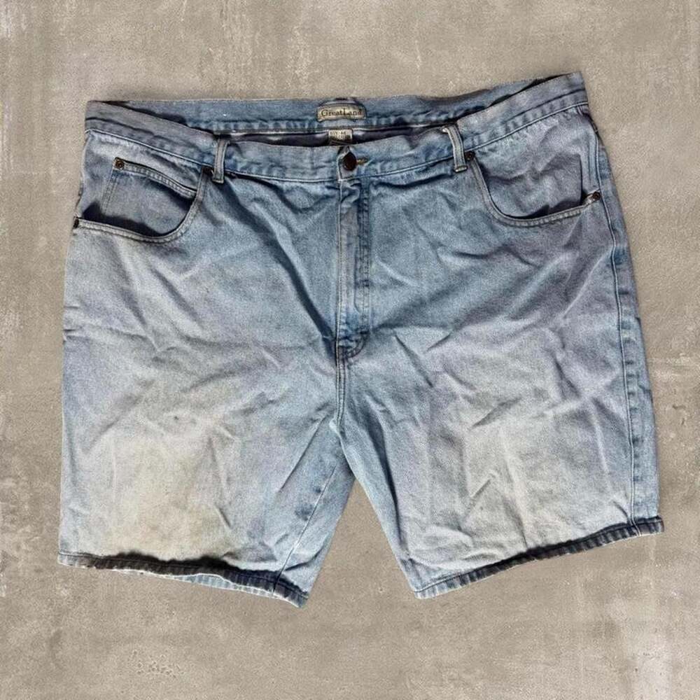 GreatLand Light Wash Relaxed Denim Jorts Size 46